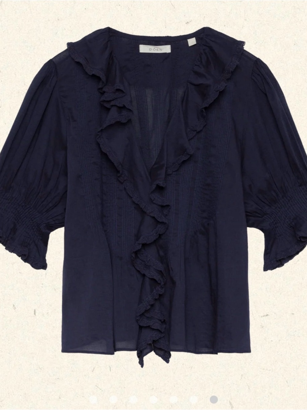 Doen Henri Top Blue XXS - Picture 2 of 3
